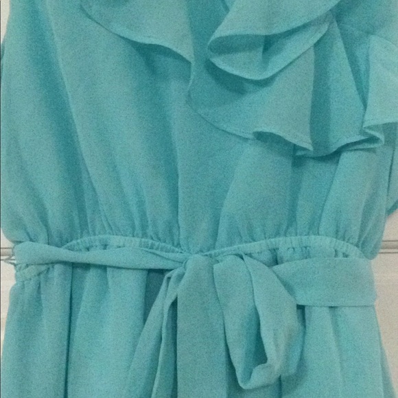 Blue fancy flowwy dress - Picture 4 of 4